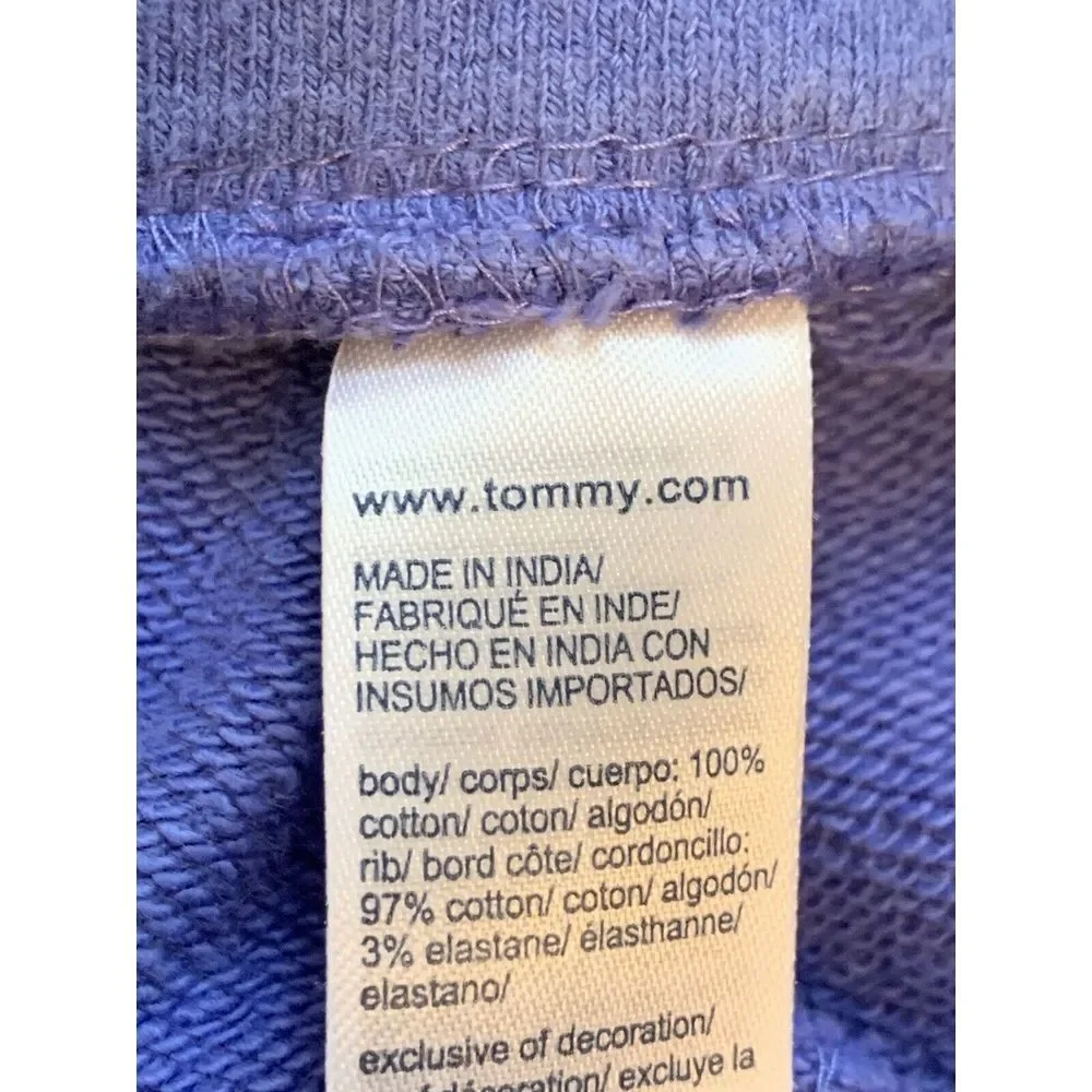 Tommy Hilfiger Shorts Women Blue Hyacinth High Waisted Small‎
